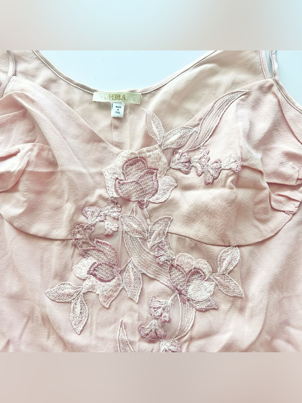 La Perla Slip Size 2 Pink 100% Silk Elastane Chemise Dress Lingerie View 4